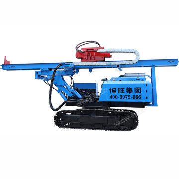 Mini hydraulic pile driver for solar guardrail installation boring pile driver equipment